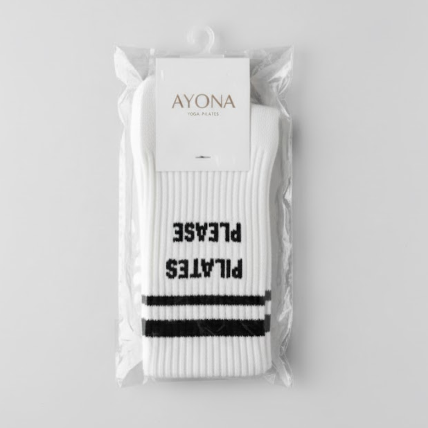 Rutschfeste Socken – Weiß & Rosa