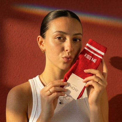 Chaussettes anti-dérapantes – Rouge