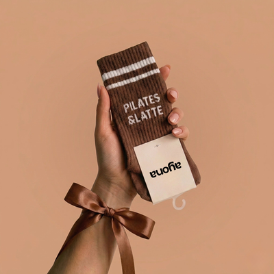 Chaussettes antidérapantes – Chocolat