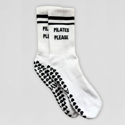 Chaussettes Anti-Dérapantes - Blanc