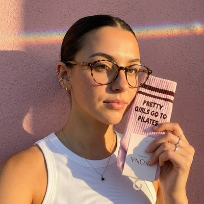 Rutschfeste Socken – Rosa