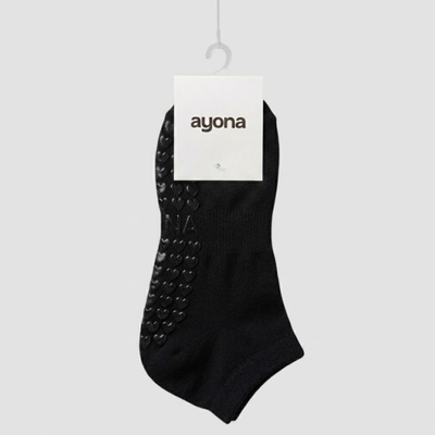 Chaussettes basses antidérapantes - Noir