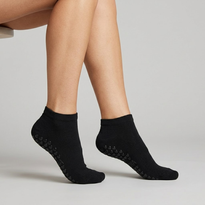 Calcetines Antideslizantes Tobilleros - Negro