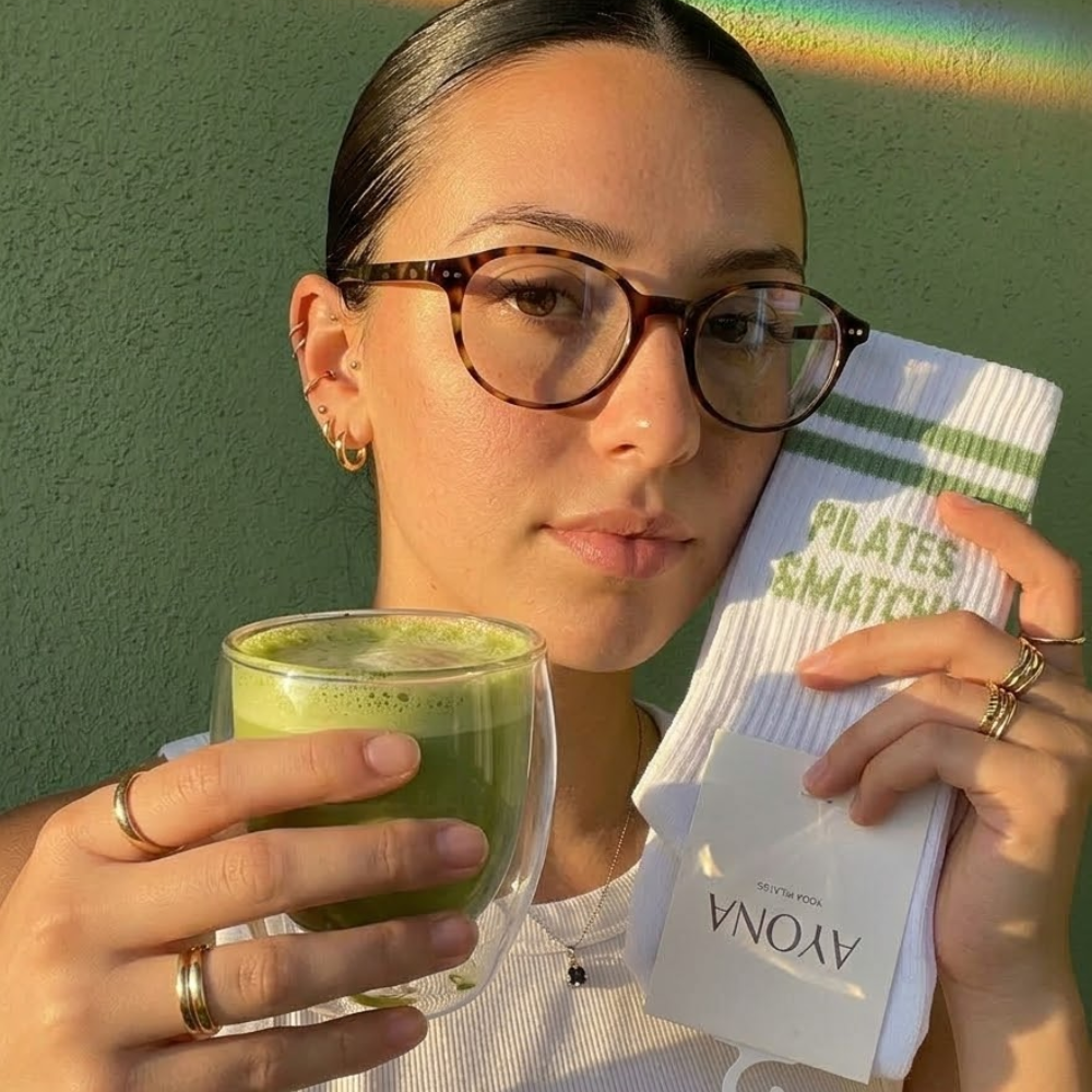 Chaussettes anti-dérapantes – Matcha