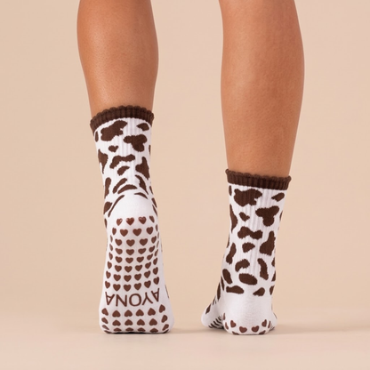 Chaussettes antidérapantes – Vache