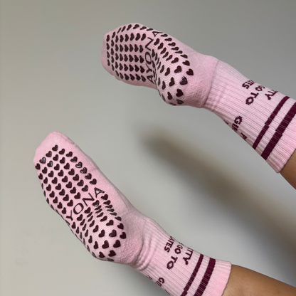 Chaussettes Anti-Dérapantes - Rose