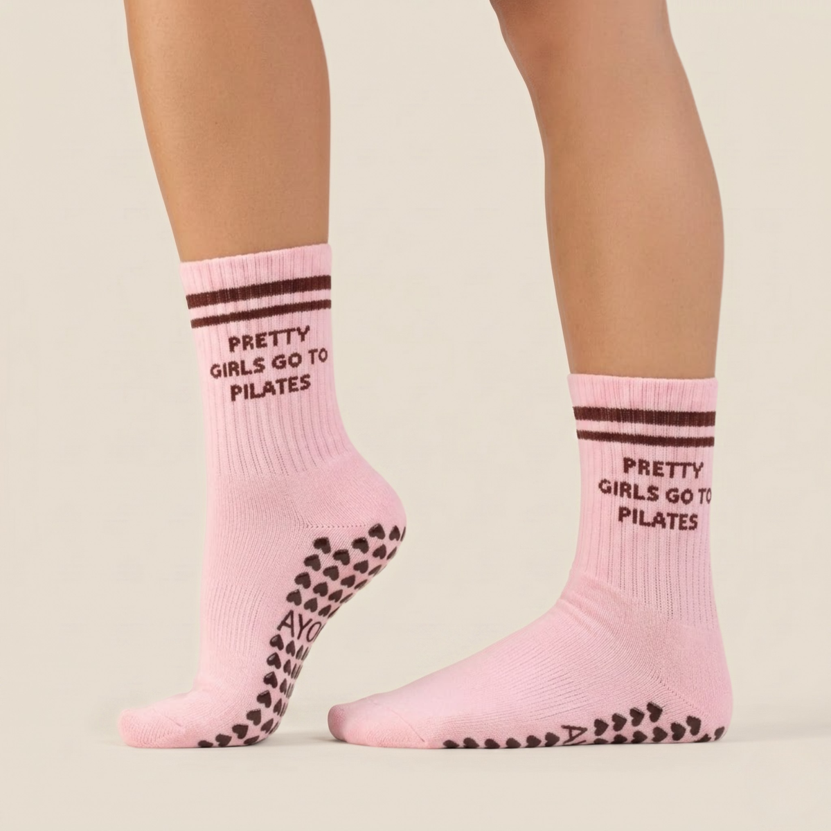 Chaussettes Antidérapantes Homme Femme 2 Paires - Chaussettes Yoga Pilates Trampoline Avec Semelle Silicone, Idéales Sport Et Hôpital