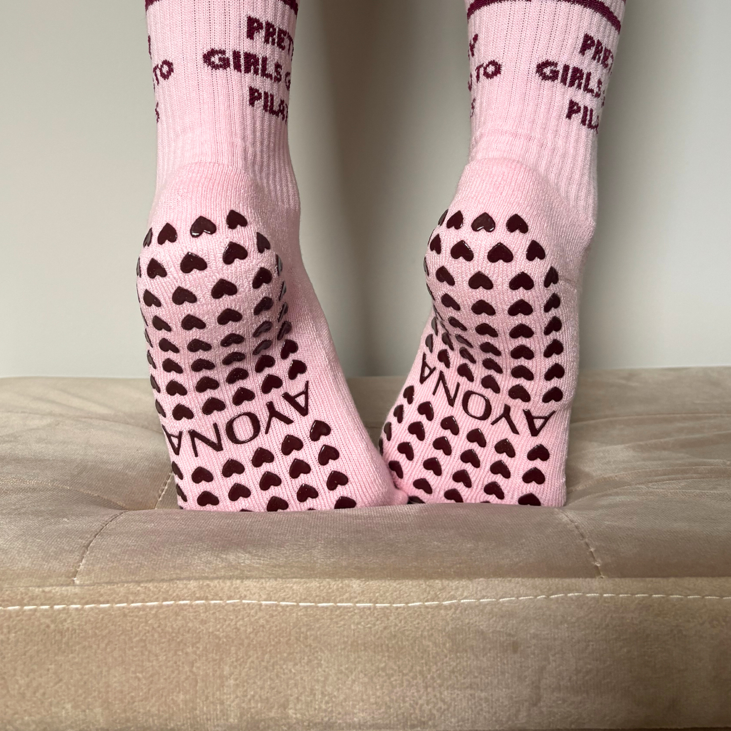 Chaussettes Anti-Dérapantes - Rose
