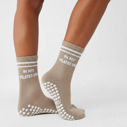 Chaussettes Anti-Dérapantes - Marron clair