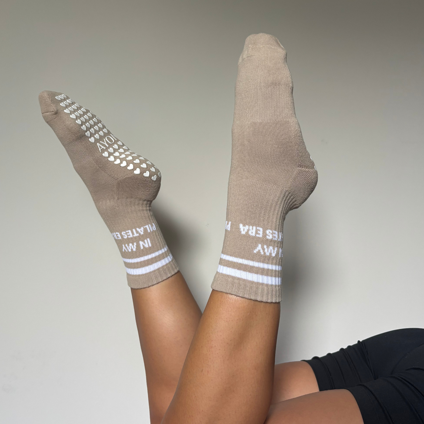 Chaussettes Anti-Dérapantes - Marron clair