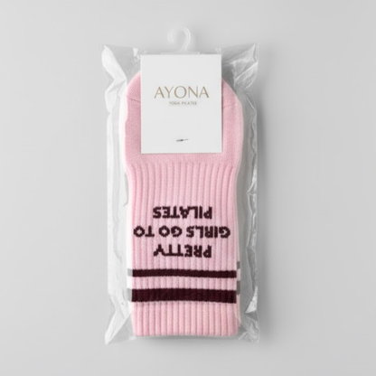 Chaussettes Anti-Dérapantes - Rose