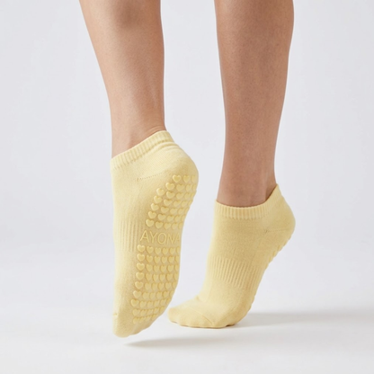 Calze basse antiscivolo - Giallo