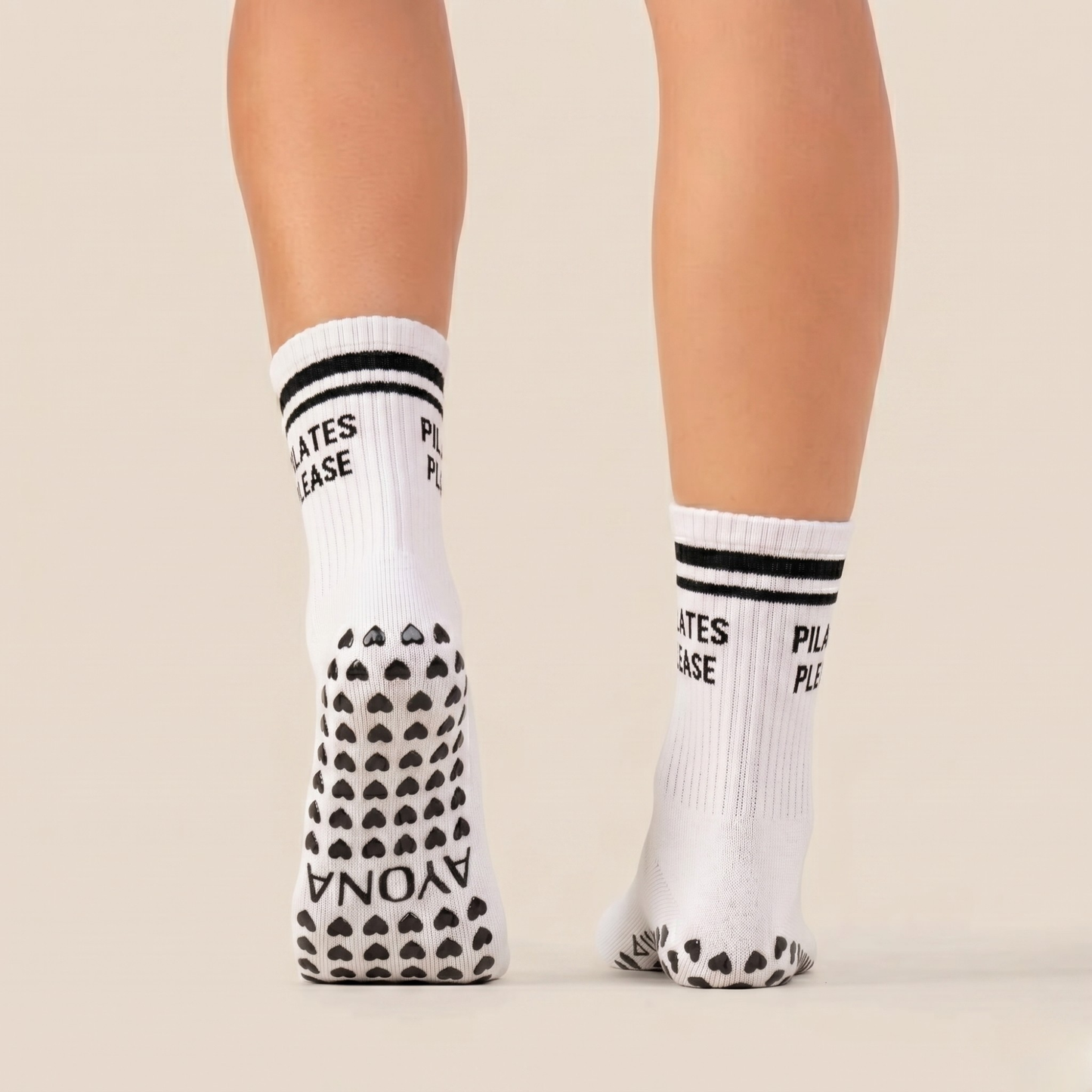 Chaussettes antidérapantes – Blanche