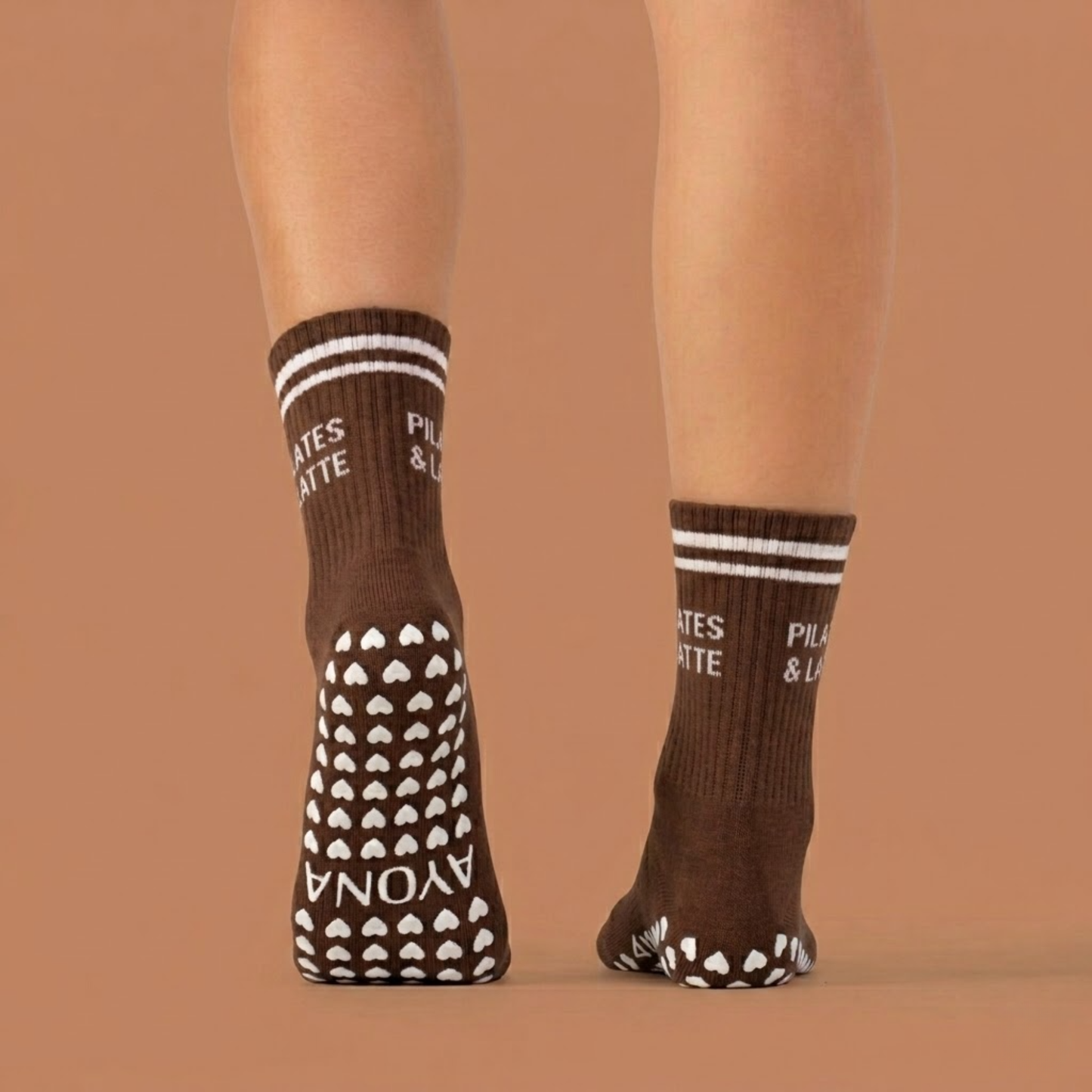Chaussettes antidérapantes – Chocolat