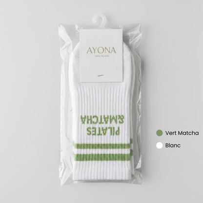 Chaussettes anti-dérapantes – Matcha