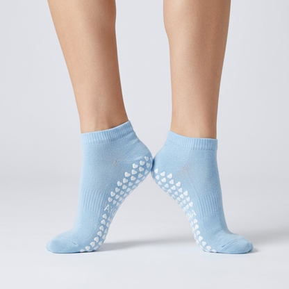 Calcetines Antideslizantes Tobilleros - Azul Cielo