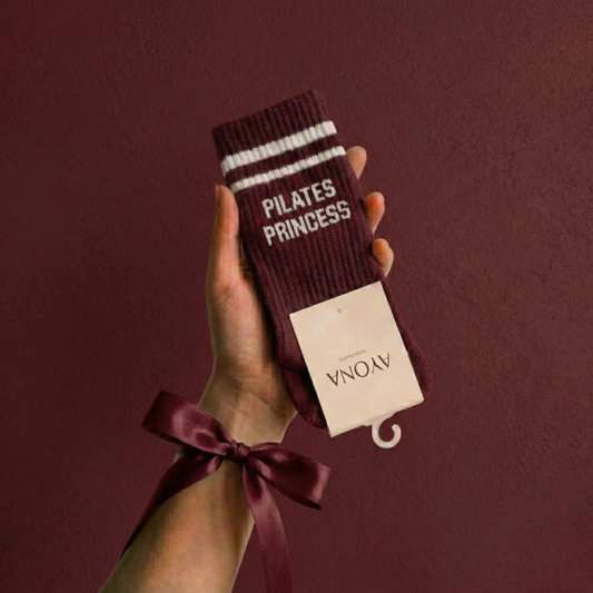 Chaussettes anti-dérapantes – Bordeaux