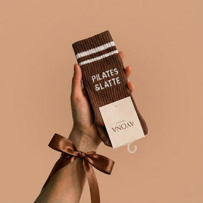 Chaussettes anti-dérapantes – Chocolat