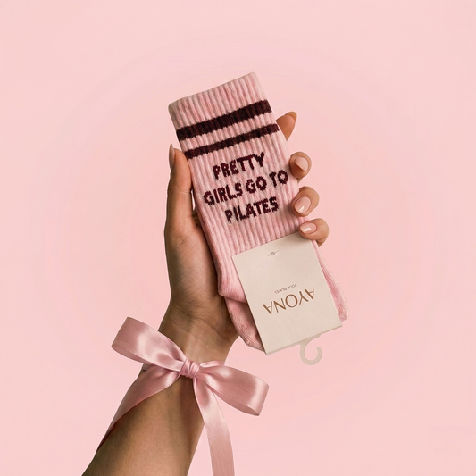 Chaussettes anti-dérapantes – Rose