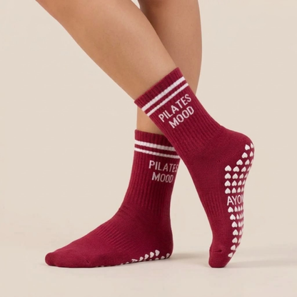 Chaussettes antidérapantes – Cerise