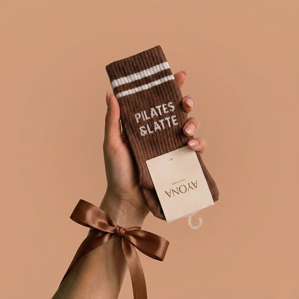 Chaussettes antidérapantes – Chocolat