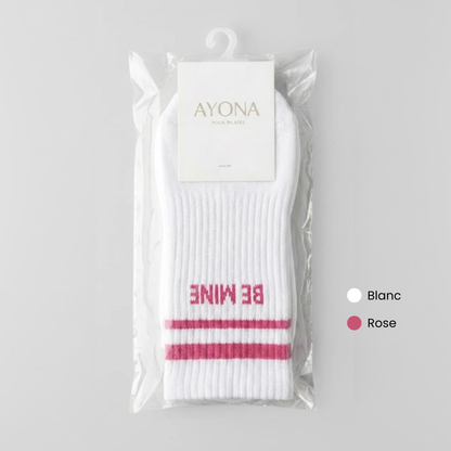 Chaussettes anti-dérapantes – Marron clair