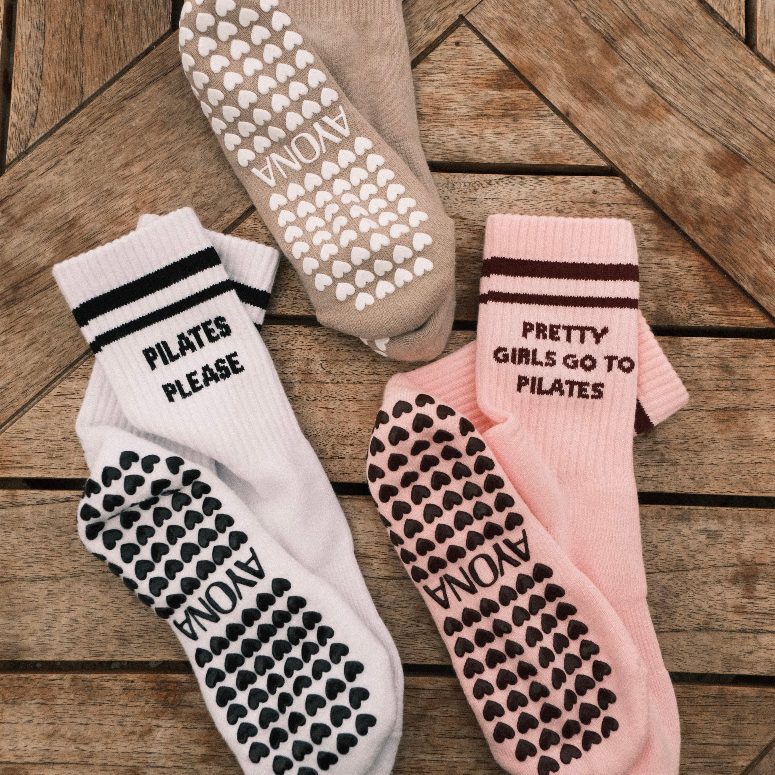 4 Paires De Chaussettes Antidérapantes Pour Pilates, Yoga, Danse - Femme - Taille Unique (noir, Blanc, Rose, Gris)