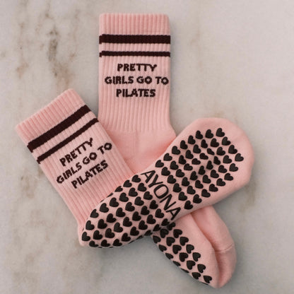 Chaussettes Anti-Dérapantes - Rose