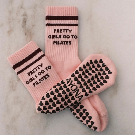 Chaussettes Anti-Dérapantes - Rose