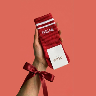 Chaussettes antidérapantes – Rouge
