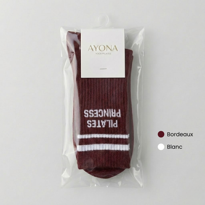 Chaussettes anti-dérapantes – Marron clair