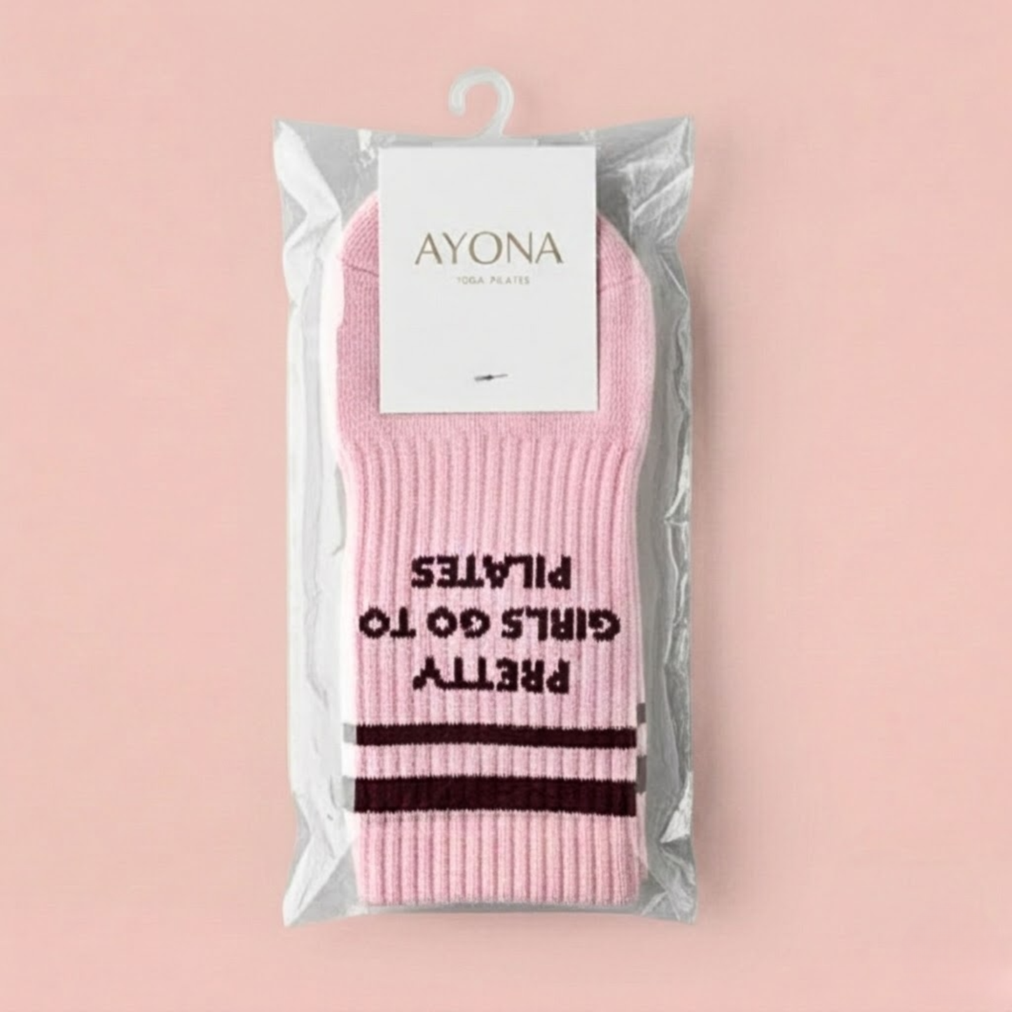 Chaussettes antidérapantes – Rose