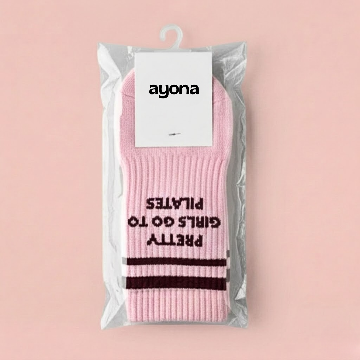 Rutschfeste Socken – Rosa