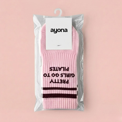 Rutschfeste Socken – Rosa